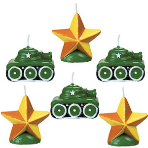 Camouflage Mini Molded Candles