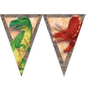 Diggin for Dino Flag Banner