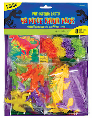 Prehistoric Dinosaur Value Favour Pack