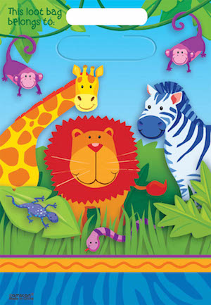 Jungle Animals Loot Bags