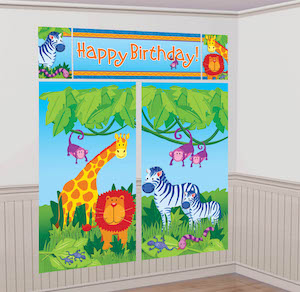 Jungle Animals Scene Setter