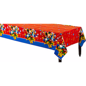 Mickey Playtime Plastic Table Cover