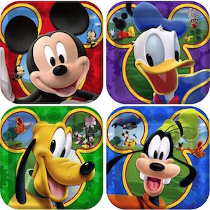 Mickey Playtime Dessert Plates