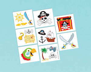 Pirates Treasure Tattoos