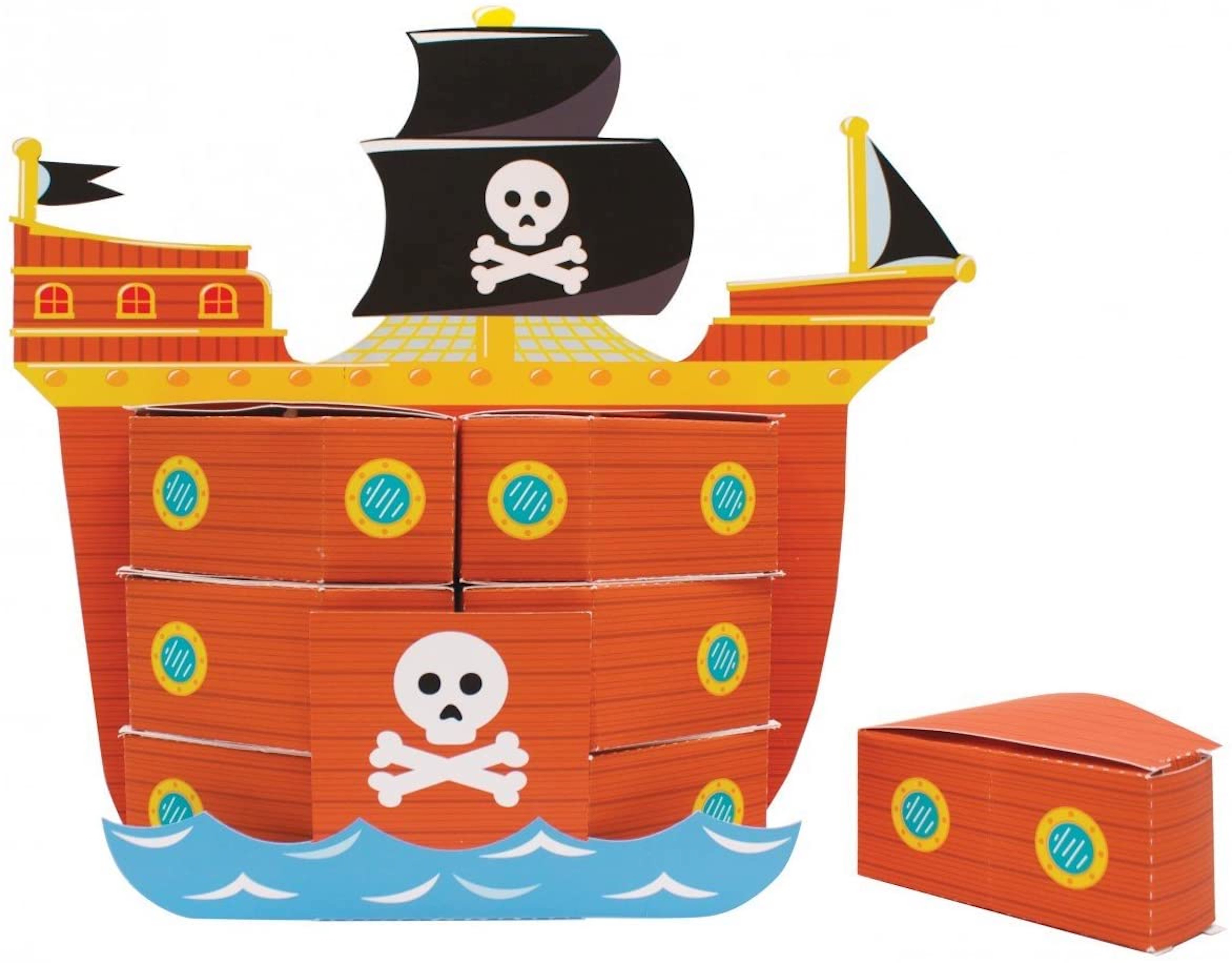 Buried Treasure Centrepiece with Favor Boxes