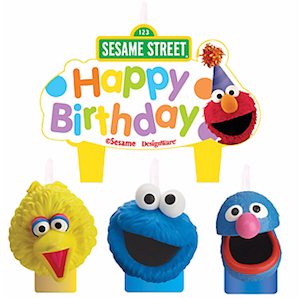 Sesame Street Candles