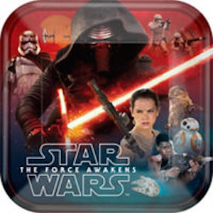Star Wars Force Awakens Dinner Plates