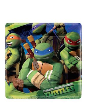Teenage Mutant Ninja Turtles Dessert Plates