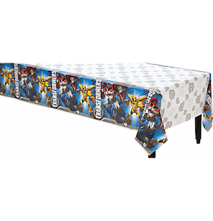 Transformers Plastic Table Cover