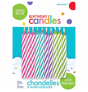 Magic Re-Lite Pastel Assortment Candles