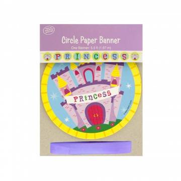 Castle Fun Princess Circle Paper Banner