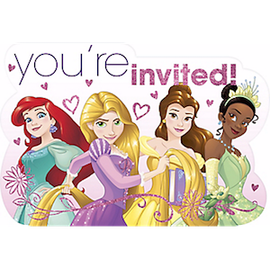Princess Dream Big Invites