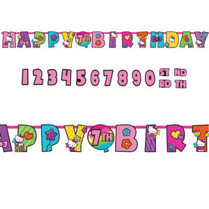 Hello Kitty Add-An-Age Letter Banner