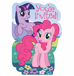 My Little Pony Invitations