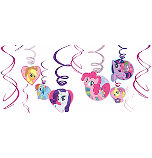 My Little Pony Hanging Swirl Decorations