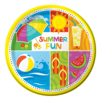 Summertime Fun Dessert Plates