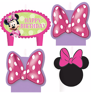 Minnie Mouse Mini Molded Candles