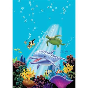 Ocean Party Plastic Table Cover
