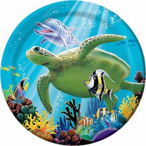 Ocean Party Dessert Plates