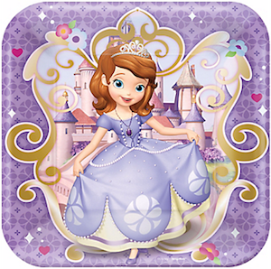 Sofia the First Dinner Plates