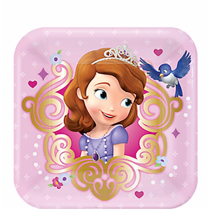 Sofia the FIrst Dessert Plates