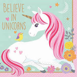 Magical Unicorn Beverage Napkins