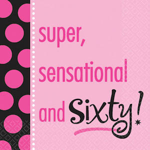 Another Year of Fabulous 60 Beverage Napkins