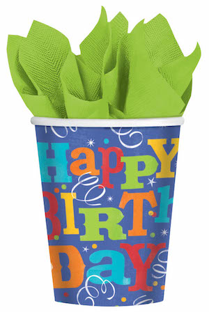 Birthday Fever Paper Cups