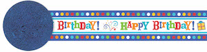 Birthday Fever Crepe Streamer