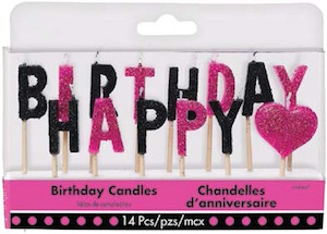 Fabulous Celebration Candle Picks