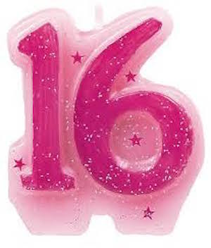 Sweet 16 Birthday Candles