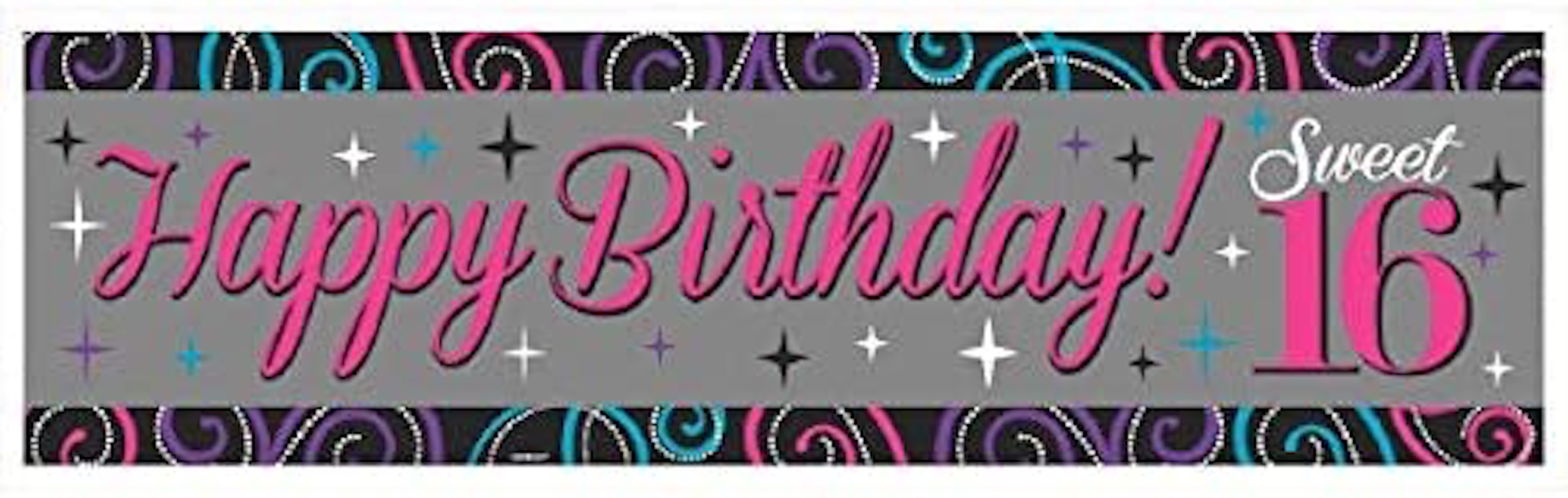 Sweet 16 Giant Sign Banner