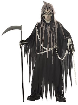 Boys Mr Grim Costume