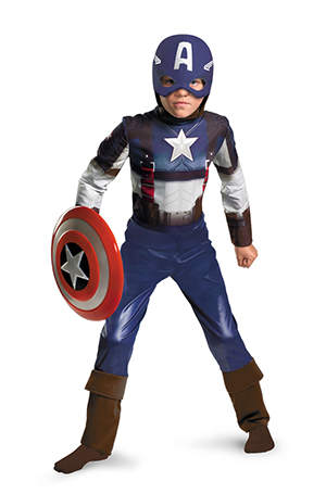 Boys Captain America Classic Costume