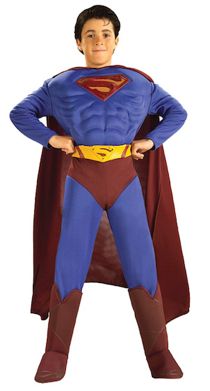 Boys Superman Muscle Chest Costume