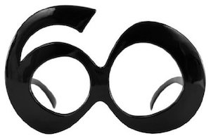 Happy Birthday Decades 60 Glasses