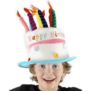 Kid's Birthday Cake Hat