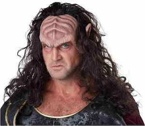 Deep Space Warlord Mask & Wig Set