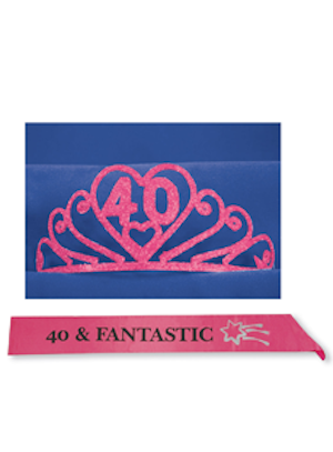 40 Sash and Tiara