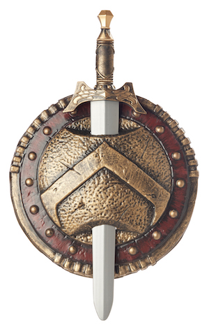 Spartan Combat Shield and Sword