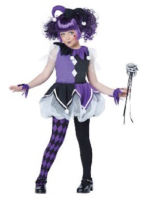 Girls Jester Girl Costume