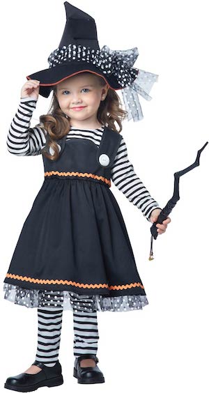 Girls Crafty Little Witch Costume