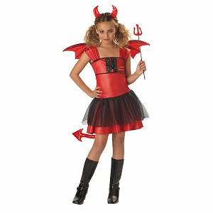 Girls Devil Darling Costume