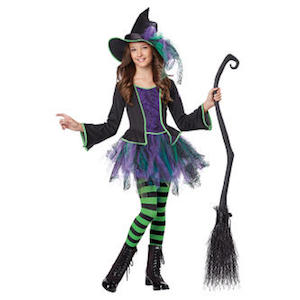 Girls Festive Witch Costume