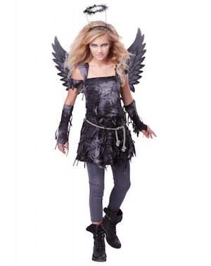 Girls Spooky Angel Costume
