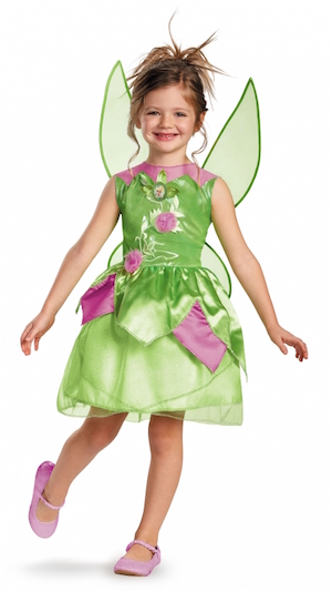 Girls Tinker Bell Classic Costume