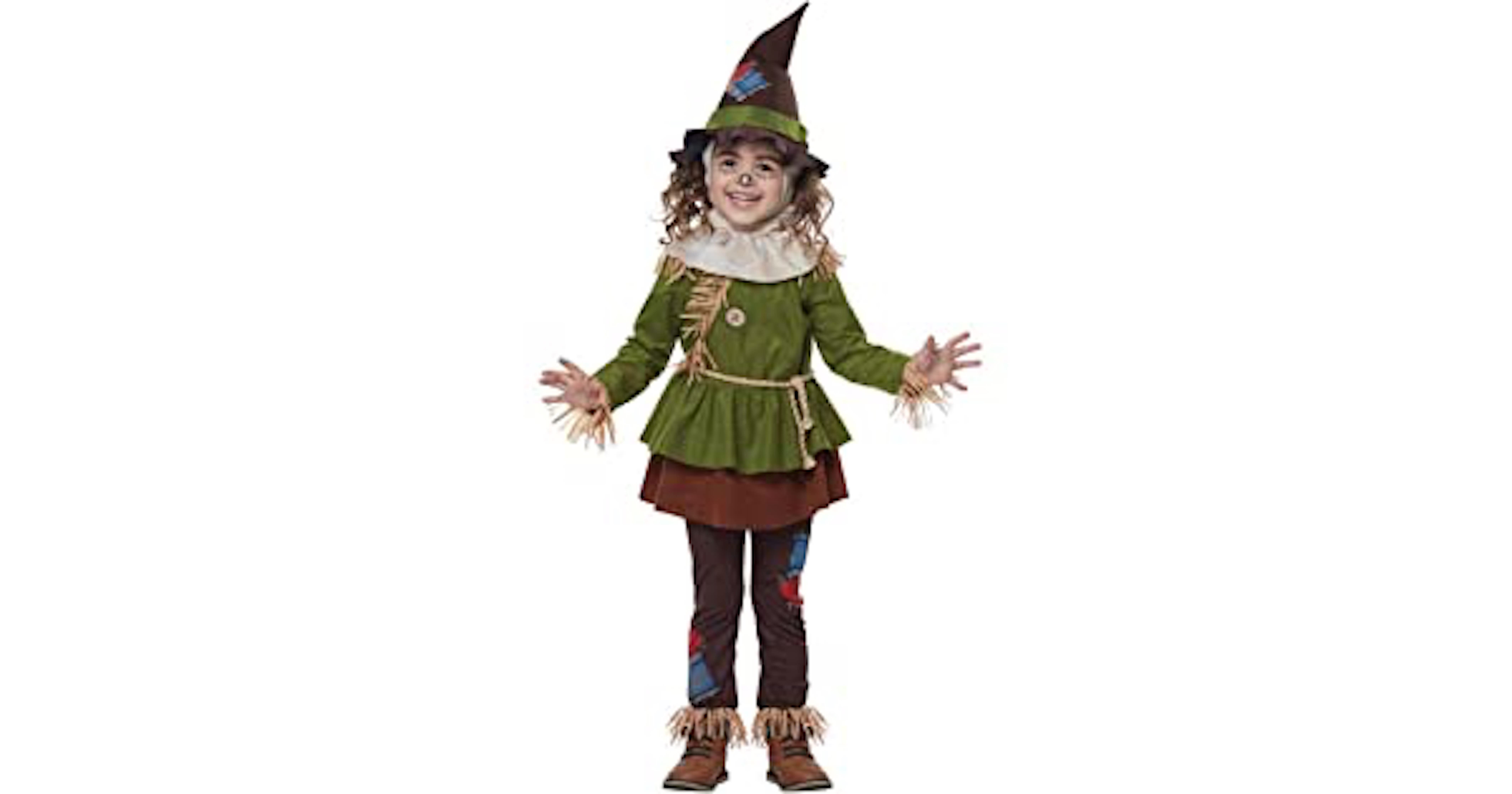 Girls Wizard of Oz Scarecrow Costume