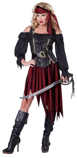 Women Queen of the HIgh Seas Costume