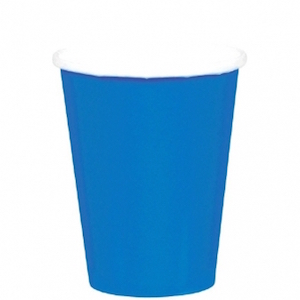 Marine Blue Paper Cups