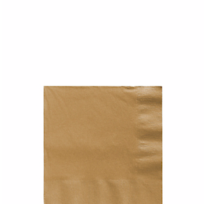 Gold Beverage Napkins